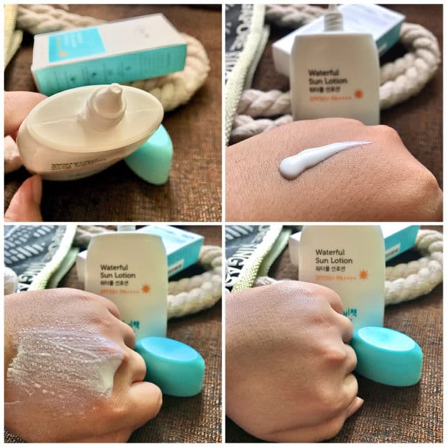 Goongbe Waterful Sun Lotion SPF50+ PA++++ review photo by caramelskindiary