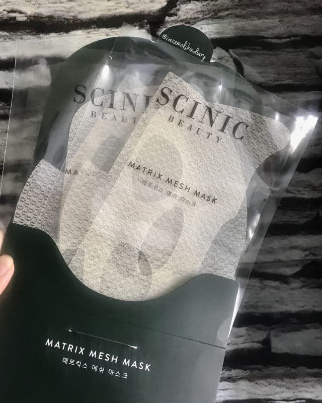 SCINIC Matrix Mesh Mask review photo by caramelskindiary