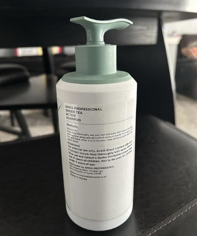 Amos Professional Green Tea Active Shampoo review photo by canlellin 