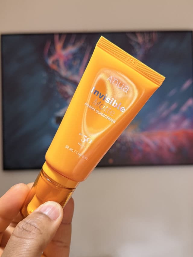 ANUA Invisible Matte Finish Sunscreen SPF 50 review photo by Ericamanii