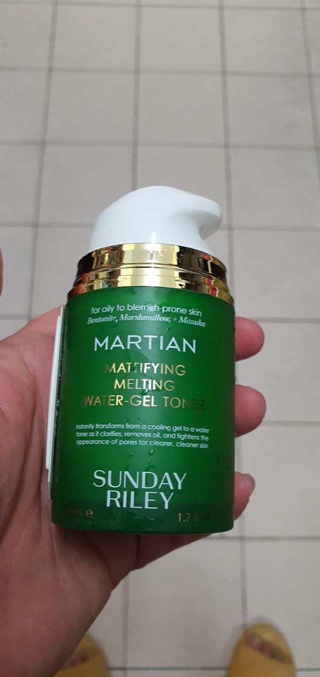 Sunday Riley Martian Mattifying Melting Water-Gel Toner review photo by chlil2002