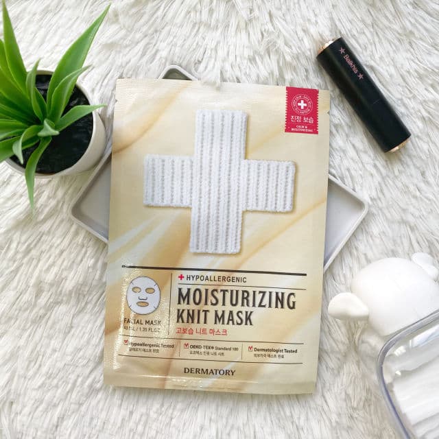 Dermatory Moisturizing Knit Mask review photo by cikbskincarestories