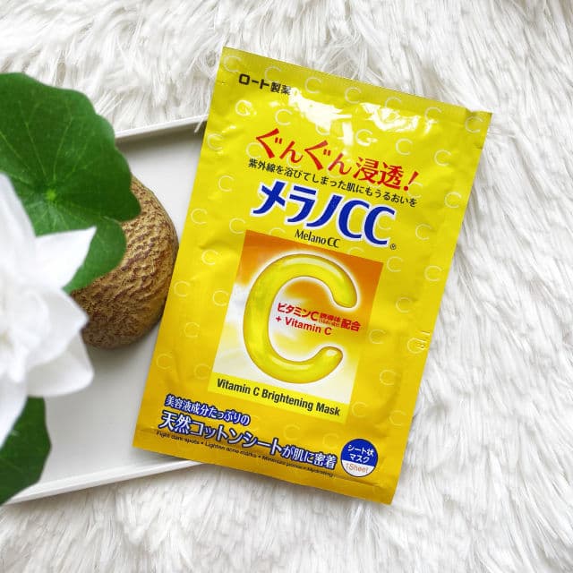 Rohto Melano CC Concentrate Face Mask review photo by cikbskincarestories
