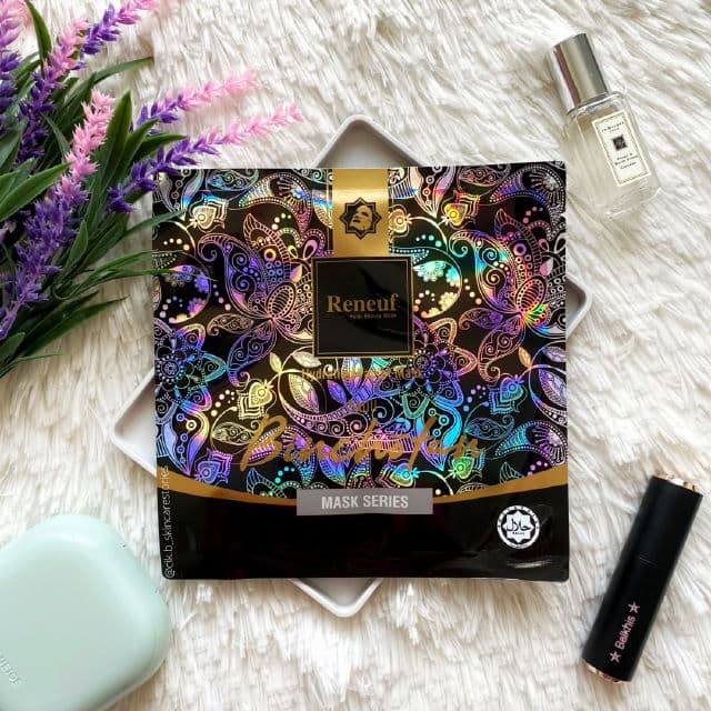 Reneuf Binchotan Hydrating Facial Mask review photo by cikbskincarestories