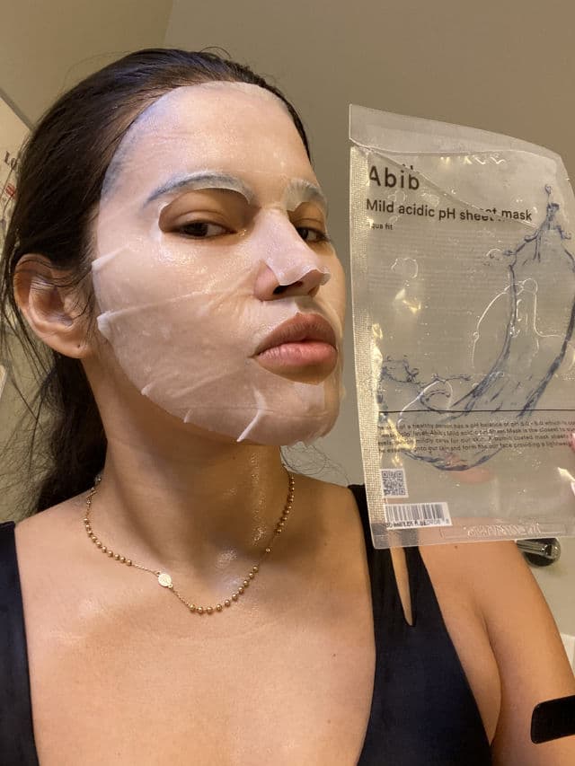 Abib Mild Acidic pH Sheet Mask Aqua Fit review photo by CindyCuidaTuPiel