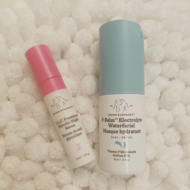 Drunk Elephant F-Balm Electrolyte Waterfacial Mask review photo by cleahanchey