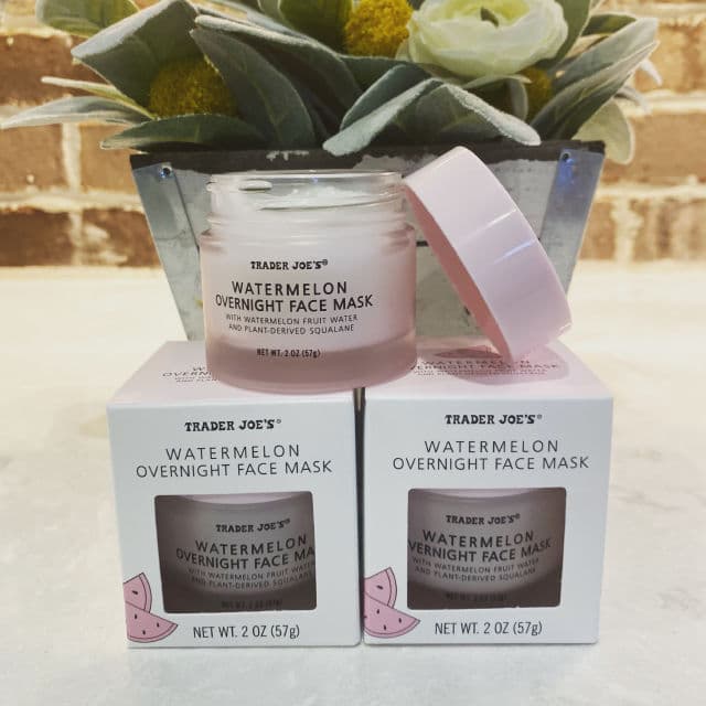 Trader Joe's Watermelon Overnight Face Mask review photo by cleahanchey