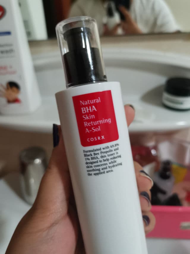 COSRX Natural BHA Skin Returning A-Sol review photo by colifewithmary