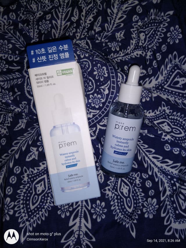 make p:rem Safe Me. Relief Watery Ampoule review photo by crimsonxerox
