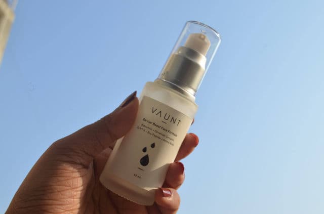VAUNT Barrier Boost Face Formula review photo by dailyskincareblog