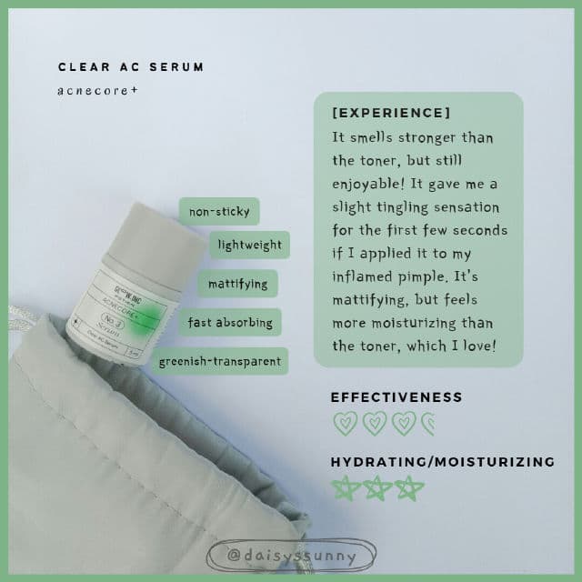 Glow Inc Potion ACNECORE+ Clear AC Serum review photo by chrysant