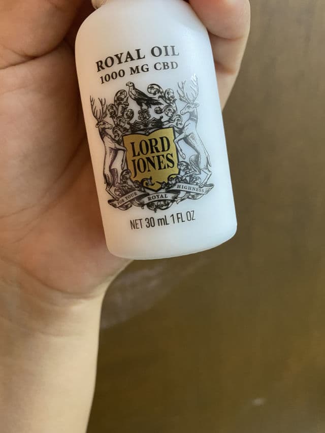 Lord Jones Royal Oil Hemp CBD review photo by darlaloretto
