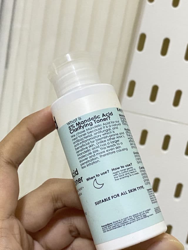Klued 5% Mandelic Acid Clarifying Toner review photo by haze