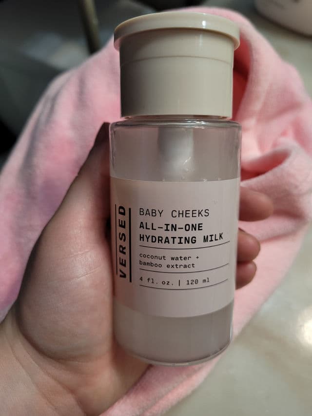 Versed Baby Cheeks All-In-One Hydrating Milk Toner  review photo by deathbyfaith