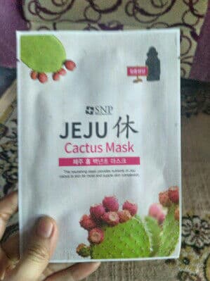 SNP Jeju Rest Cactus Sheet Mask review photo by deby