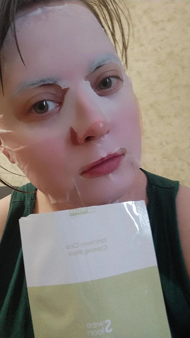 SWEETEEN Tartcherry CICA Calming Mask review photo by didorenkokat