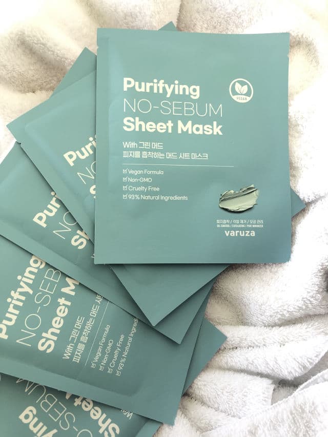 Varuza Purifying No-Sebum Sheet Mask with Green Mud review photo by disinclined