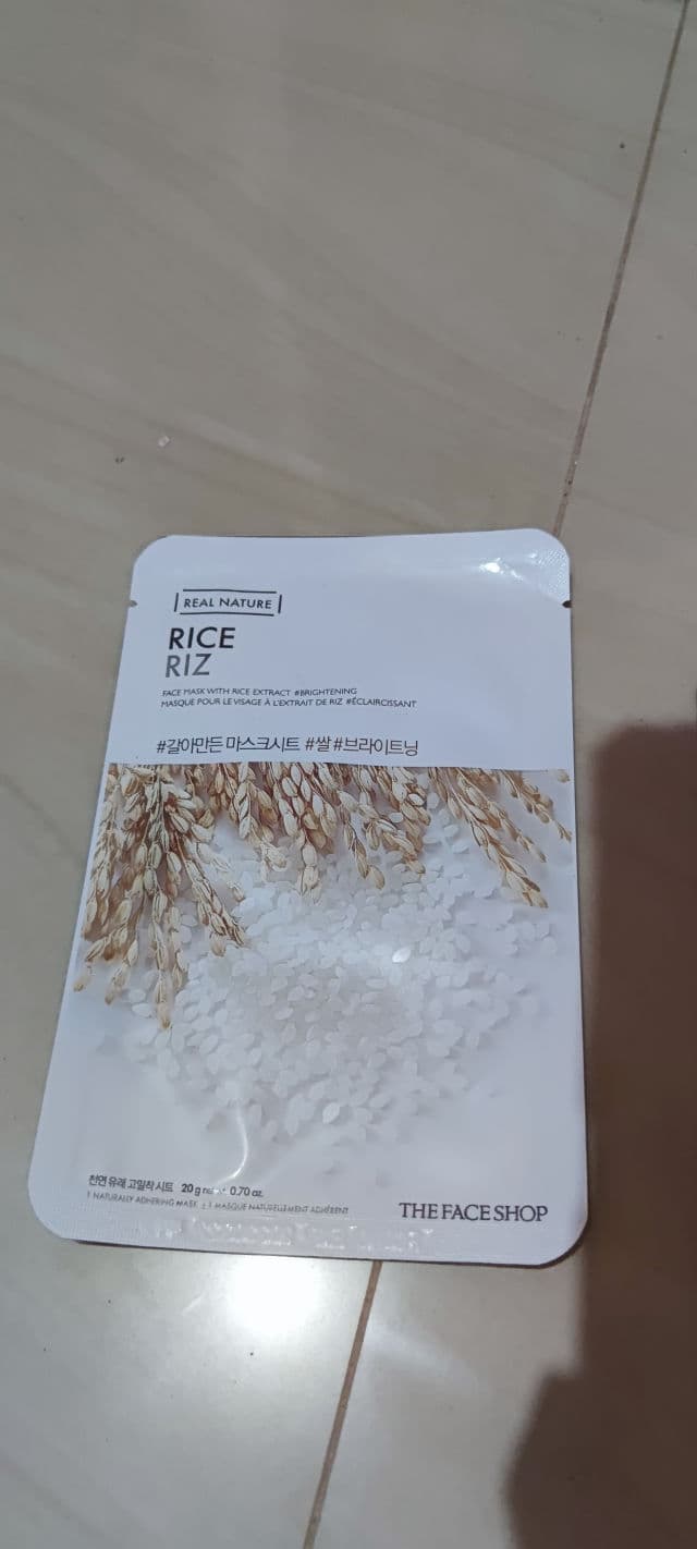 THE FACE SHOP Real Nature Face Mask Rice review photo by iscreview