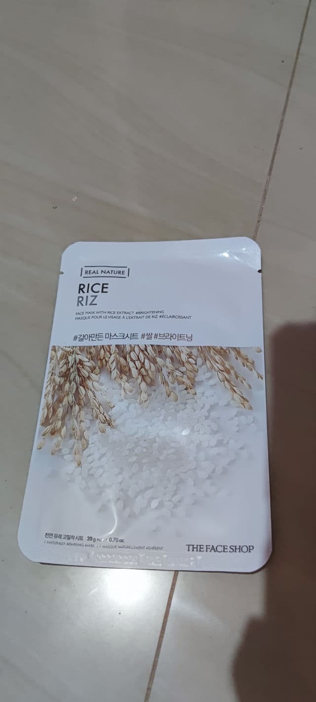 THE FACE SHOP Real Nature Face Mask Rice review photo by iscreview