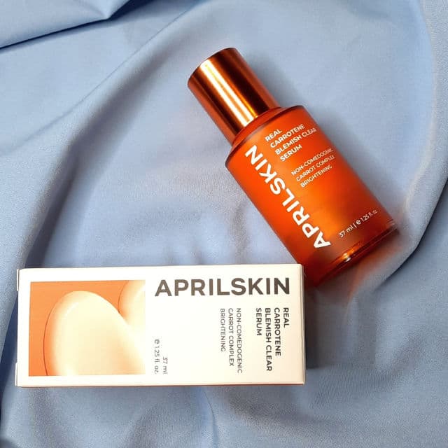 APRIL SKIN Real Carrotene Blemish Clear Serum review photo by dreamskinbymai