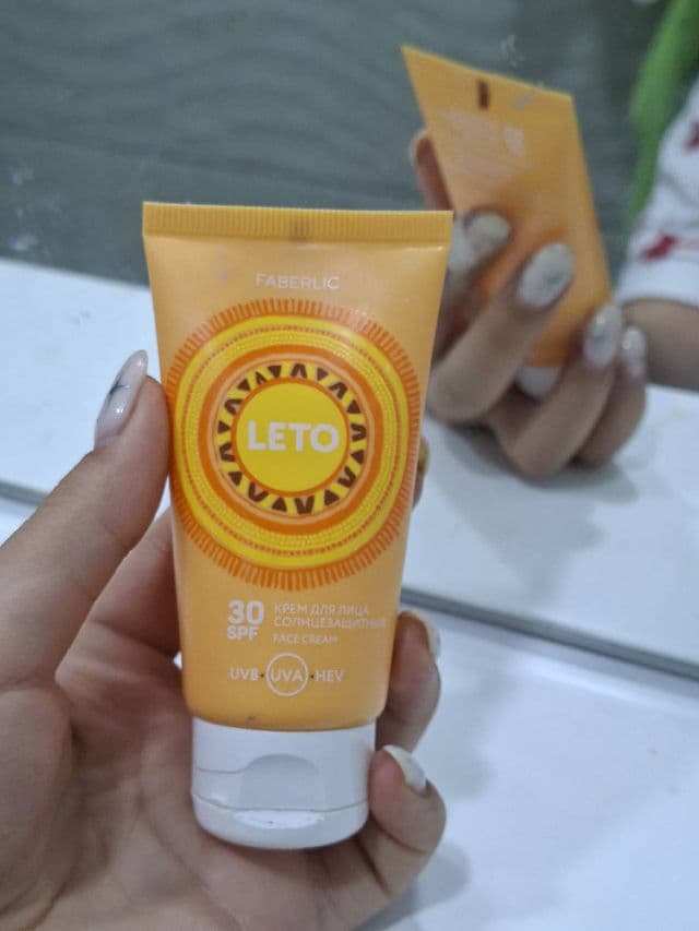 Faberlic Leto Sun Protection Face Cream SPF 30 review photo by Laylo