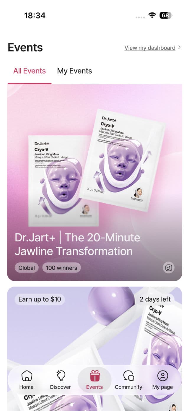 Dr. Jart+ Cryo-V Jawline Lifting Mask review photo by santalaxi