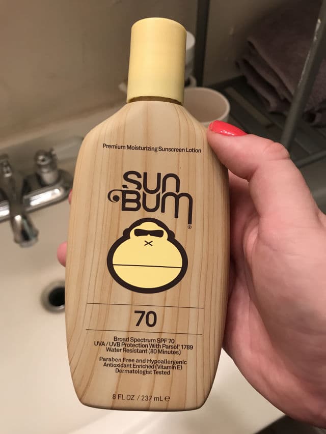 Sun Bum Sunscreen Lotion SPF 70 review photo by emmasempties