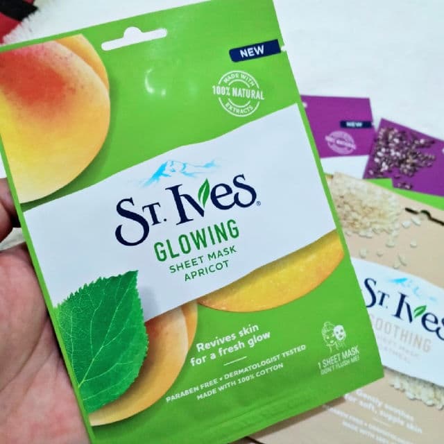 St. Ives Glowing Skin Apricot Sheet Mask review photo by emorosa