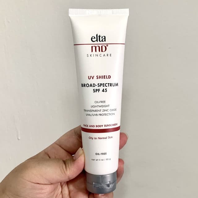 EltaMD UV Shield SPF 45 review photo by enne