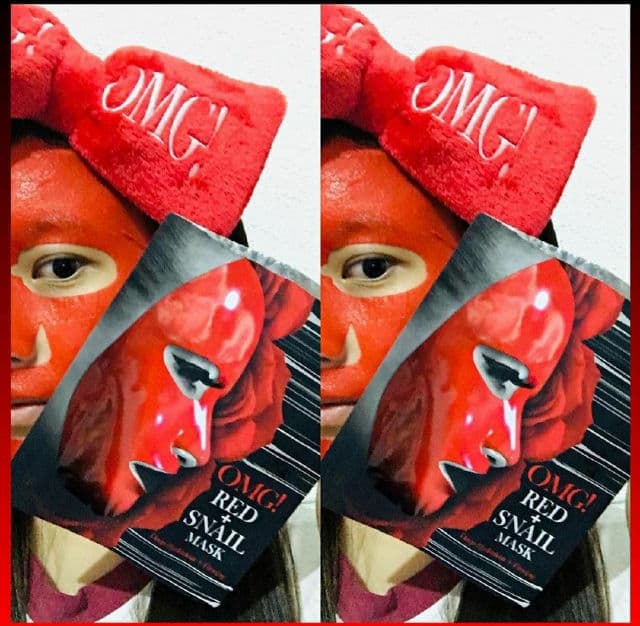 Double Dare OMG! Red + Snail Mask review photo by ennskincare