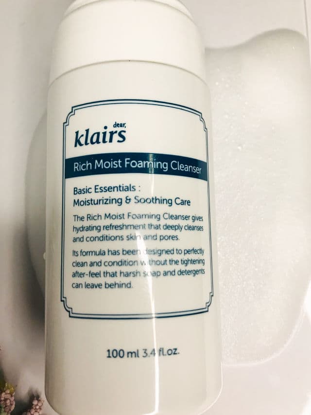 Dear, Klairs Rich Moist Foaming Cleanser review photo by estella