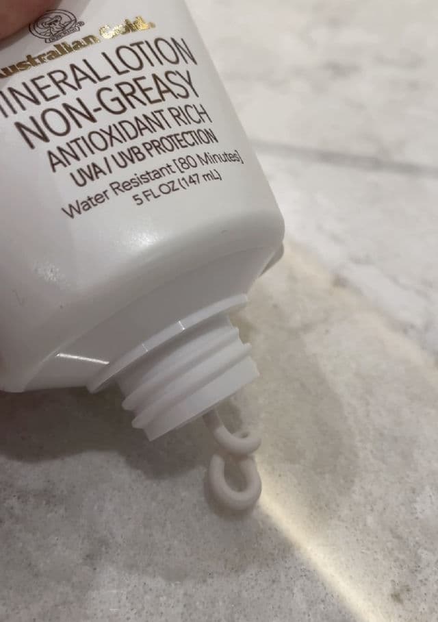 Australian Gold Botanical SPF 30 Mineral Sunscreen Lotion review photo by esthicatq