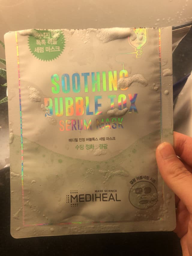 MEDIHEAL Soothing Bubble Tox Serum Mask review photo by eunicejx