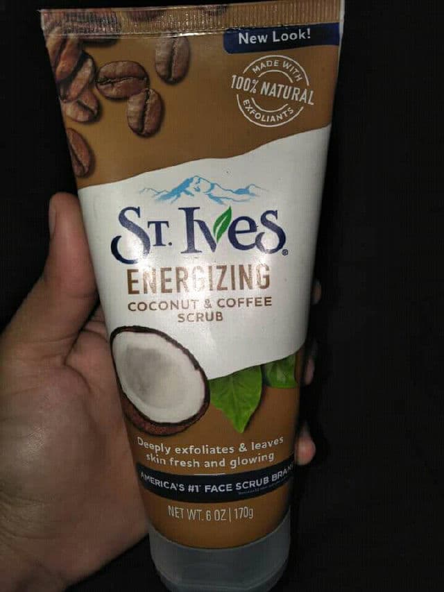 St. Ives Energizing Coconut & Coffee Face Scrub review photo by evif