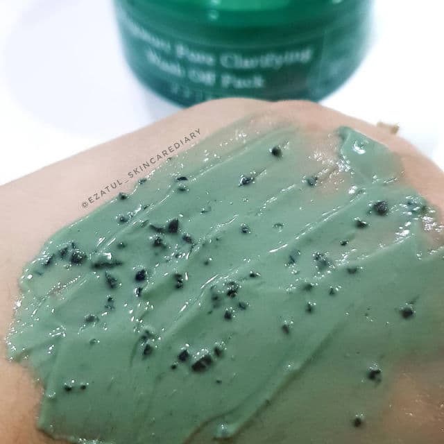 AXIS-Y Mugwort Pore Clarifying Wash Off Pack review photo by ezatulSkincareDiary