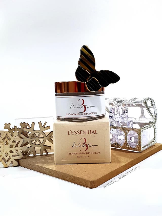 L'ESSENTIAL Rhodiola Lively Triple Cream review photo by ezatulSkincareDiary