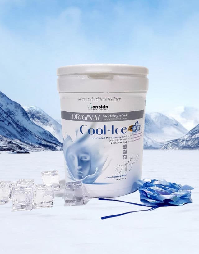 ANSKIN Cool Ice Modeling Mask review photo by ezatulSkincareDiary