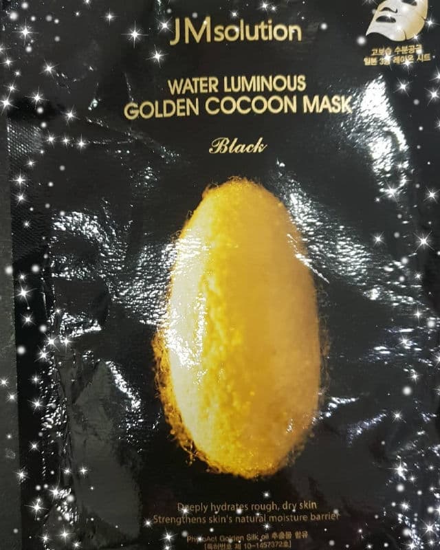 JMsolution Water Luminous Golden Cocoon Mask Black review photo by ezatulSkincareDiary