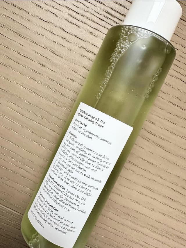 InfuZen Bang-Ah Tea Quick Calming Toner review photo by canlellin 