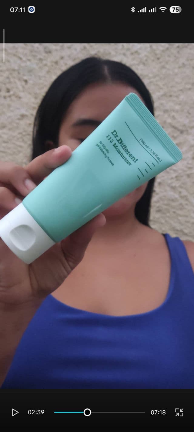 Dr.Different 113 Moisturizer for Oily Skin review photo by orianaahurtado