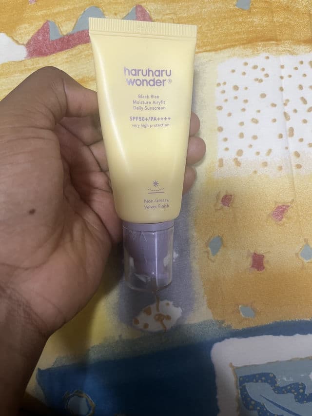 Black Rice Moisture Airyfit Sunscreen SPF50+/PA++++ product review