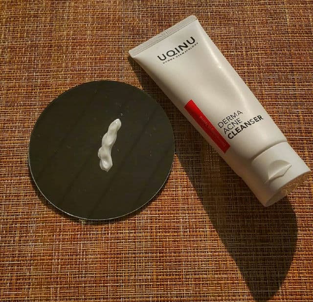 Uqinu Derma Acne Cleanser review photo by facehairbodycare