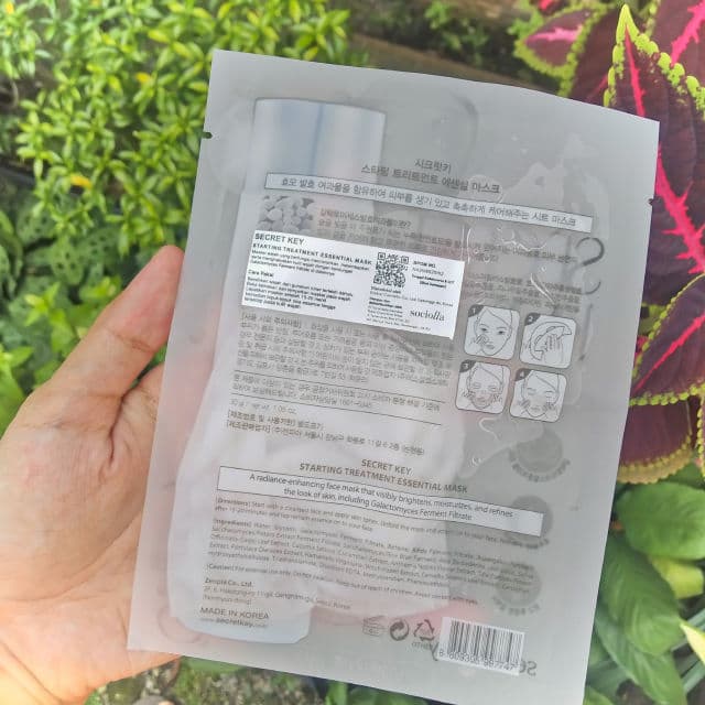 SECRET KEY Starting Treatment Essential Mask Sheet review photo by fadaychickin
