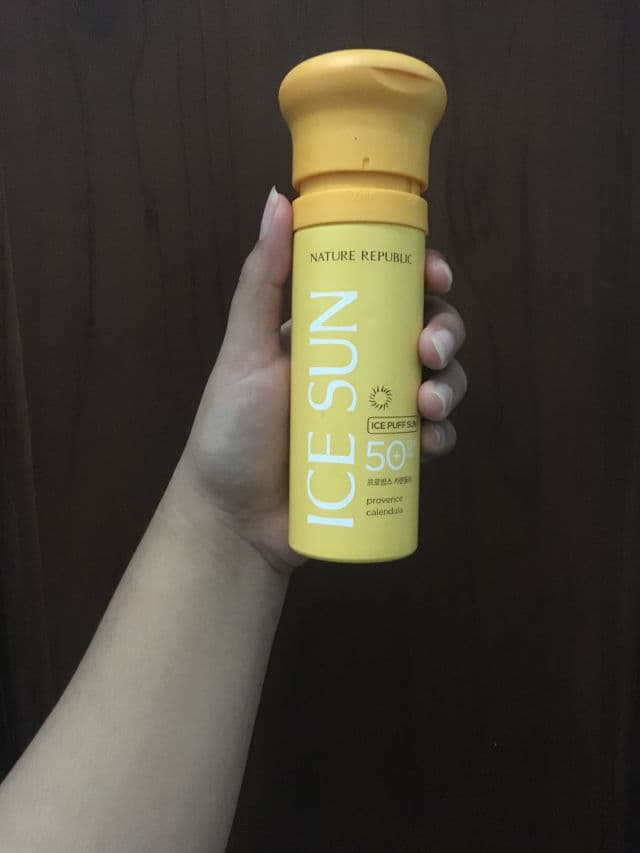NATURE REPUBLIC Provence Calendula Ice Puff Sun SPF 50+ PA+++ review photo by farahaszar