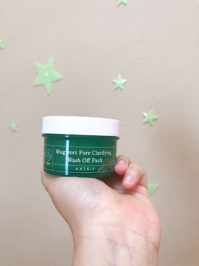 AXIS-Y Mugwort Pore Clarifying Wash Off Pack review photo by felyfey