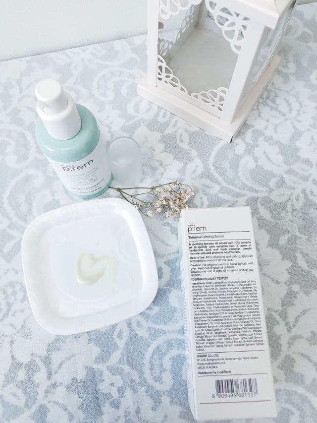 make p:rem Tamanu Calming Serum review photo by felyfey