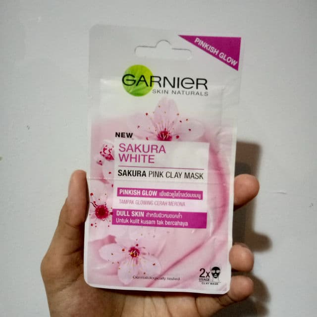 Garnier Sakura Pink Clay Mask review photo by fikmaa21