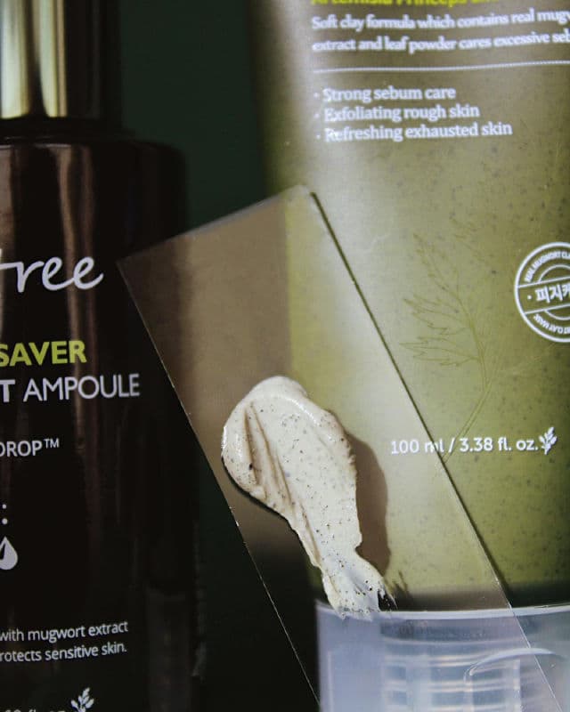 ISNTREE Real Mugwort Clay Mask review photo by flanerian