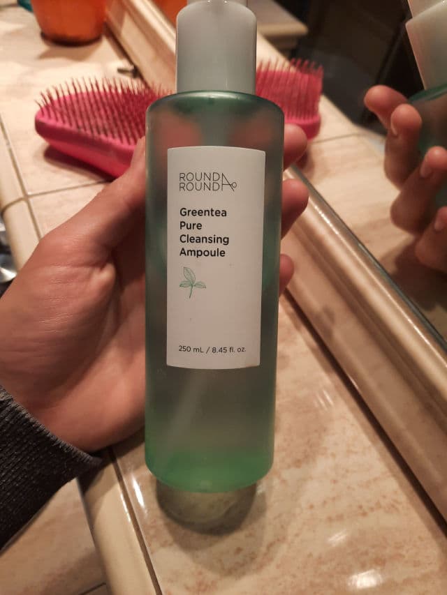 Round A' Round Green Tea Pure Cleansing Ampoule 250ml review photo by flinta221
