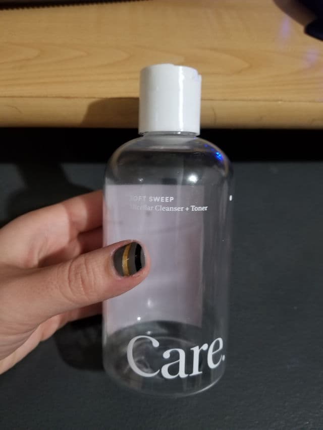 Care. Soft Sweep Micellar Cleanser + Toner review photo by flylikeallama